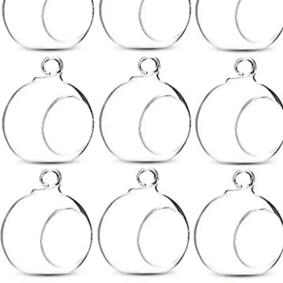 Hanging Glass Globe Terrarium/ Tea Light Candle Holders - Picture 12 of 15